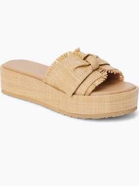 Beach by Matisse Sunda Platfom Sandal | Natural Raffia | size 9 | NWT